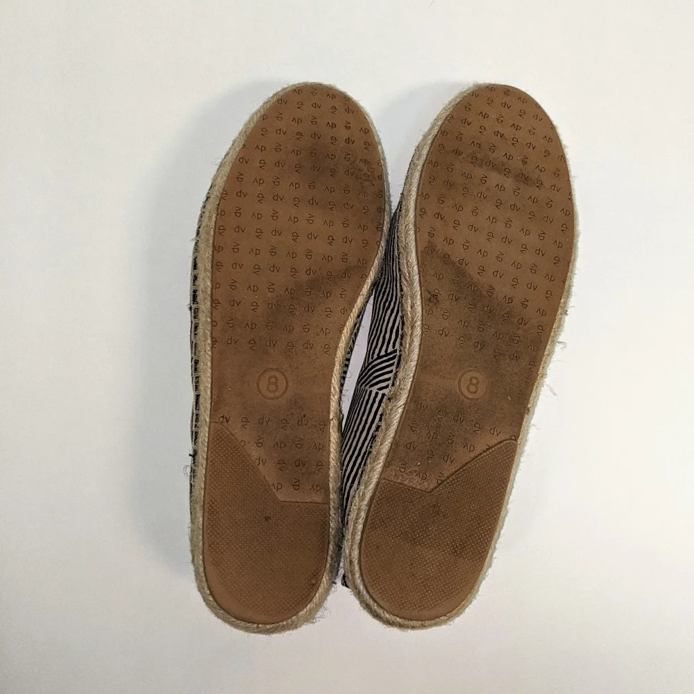 DV Dolce Vita Ollie Striped Espadrille Flats - Picture 6 of 7